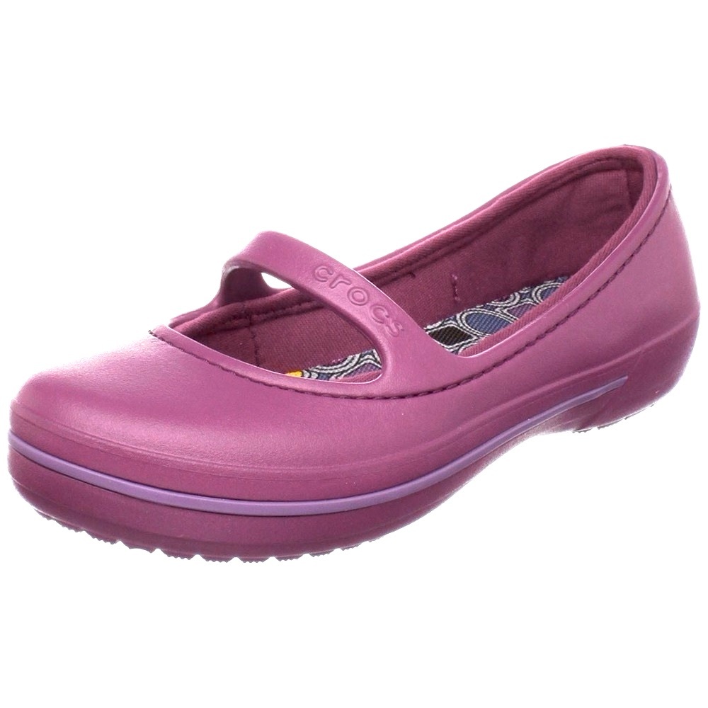 CROCS Purple Dress Shoes Mary Jane Style, Women’s Sz 9 comfy durable lightweight